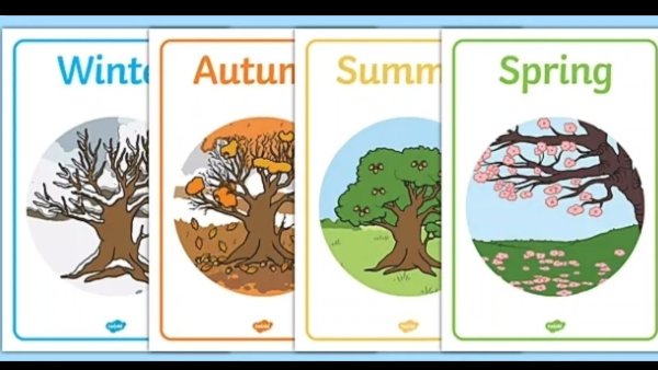 Времена года на английском