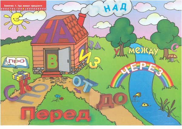 Рисунки предлогов