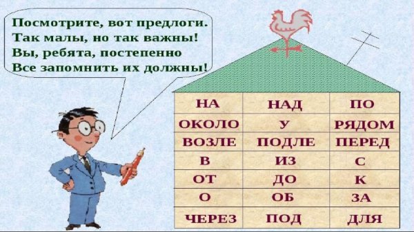 Предлоги 2 класс задания