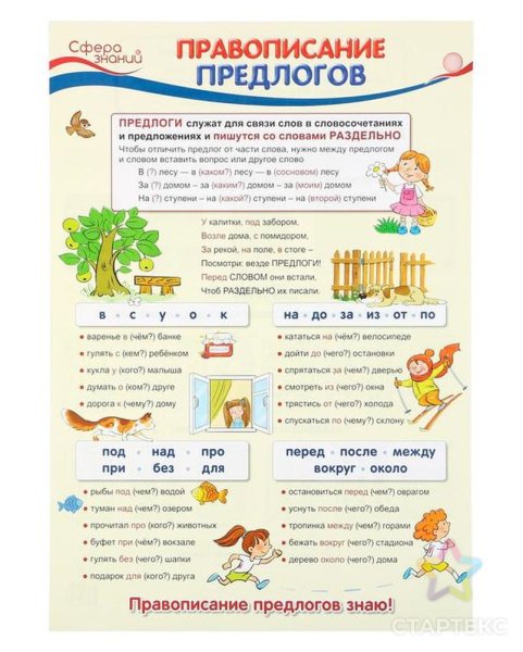 Правописание плакат