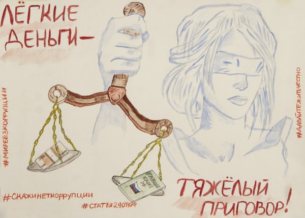 Антикоррупционный плакат