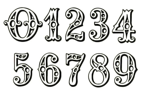 Красивые цифры