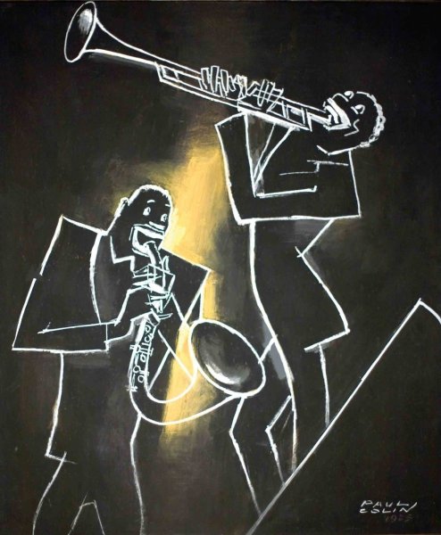 Джаз иллюстрации музыканты арт деко