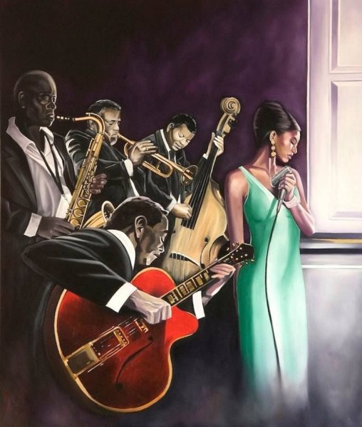 Живопись в стиле блюз