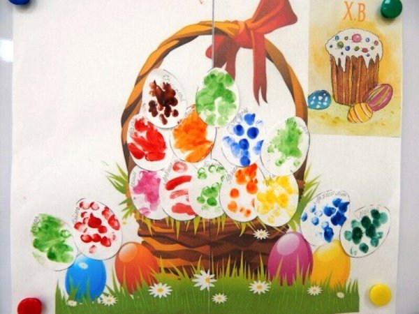Детские рисунки к Пасхе