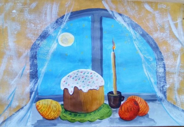 Рисунок на Пасху