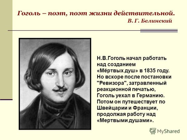 Николай Васильевич Гоголь коллаж