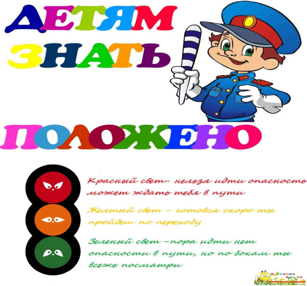 Правила дорожного движения для детей