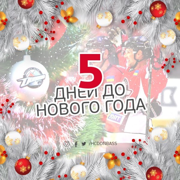 До нового года 5 дней