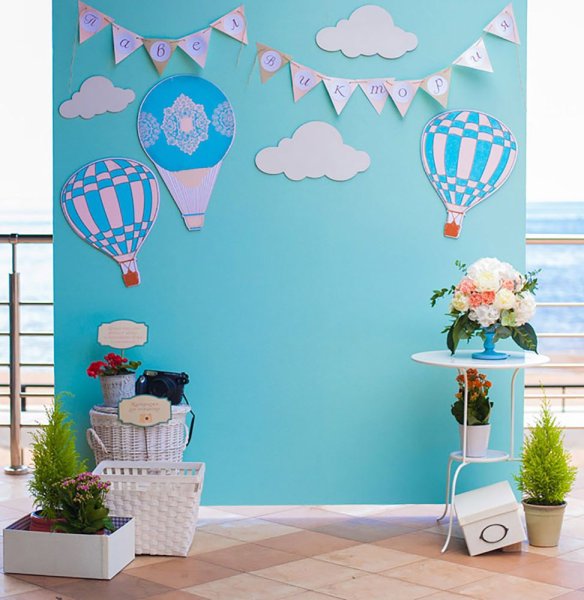 Баннер с днем рождения детский