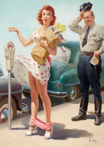 Пин ап художник Валерий Барыкин