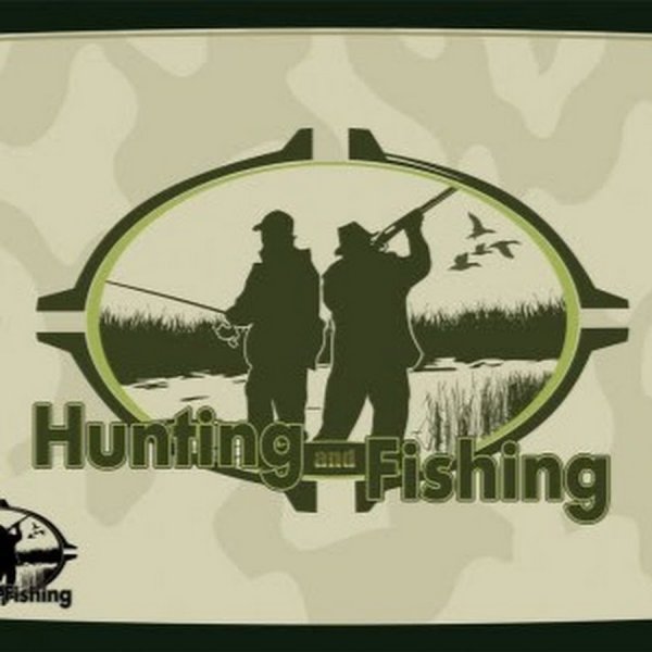 Охота и рыбалка логотип