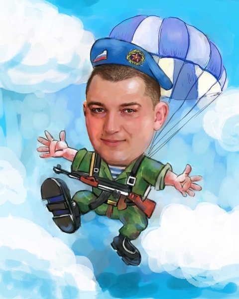 Шарж на 23 февраля