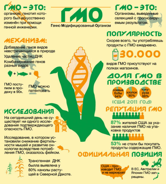 Плакат ГМО