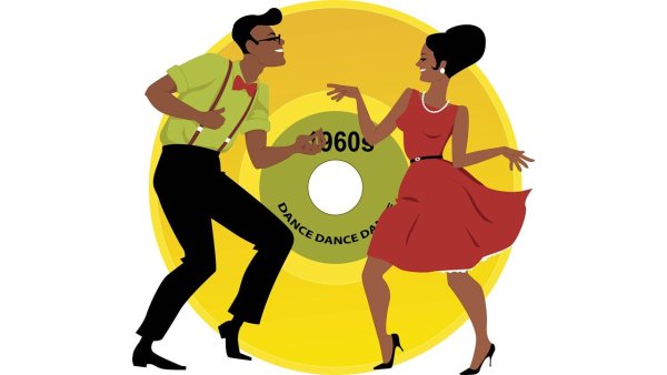 Силуэты в стиле стиляг