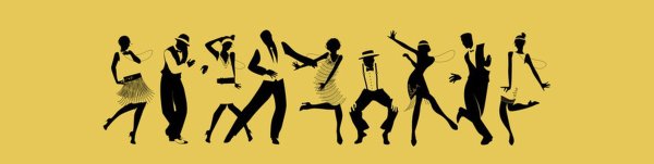 Силуэты в стиле стиляг