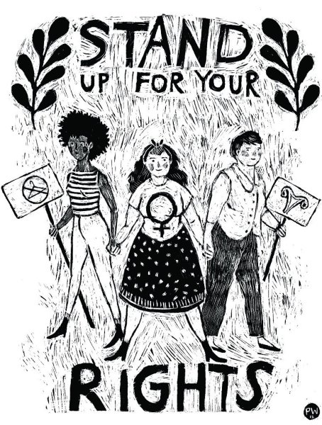 Плакат на тему феминизма