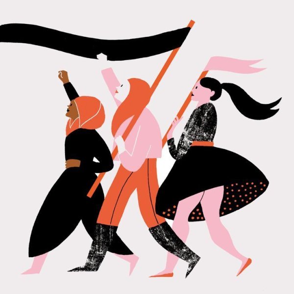 Феминистка рисунок