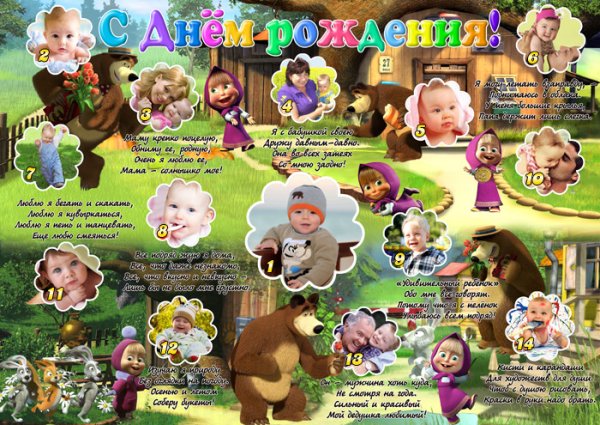 Стенгазета с днем рождения