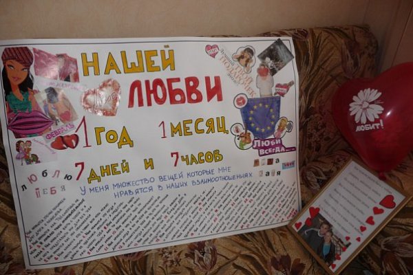 Плакат на годовщину свадьбы
