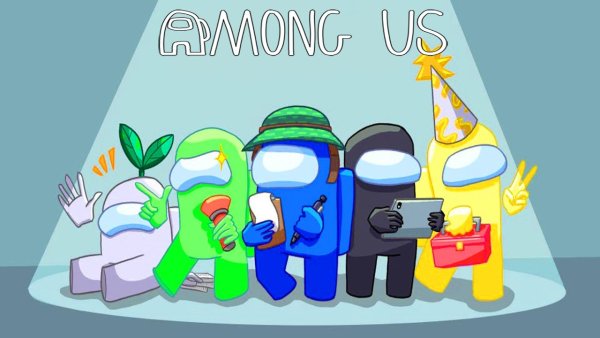 День рождения в стиле among us