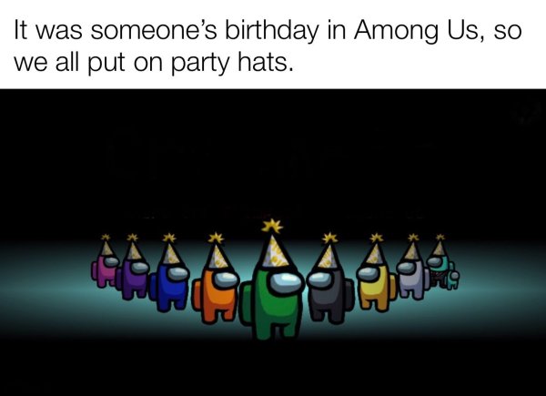 Пригласительные на день рождения among us