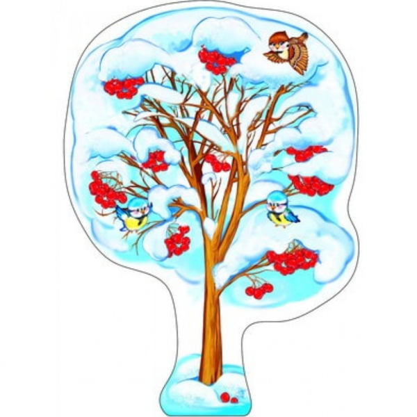 Зимнее дерево для детского сада