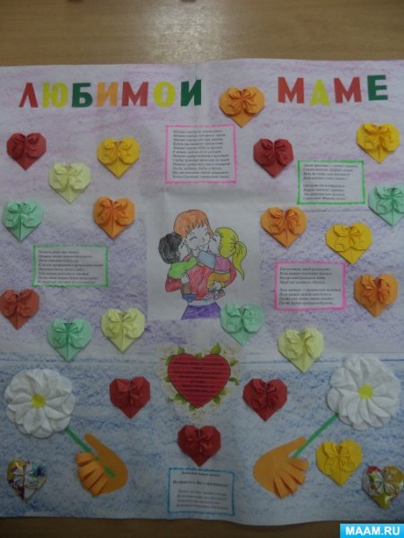 Плакат пусть всегда будет мама