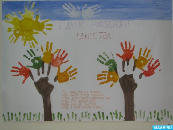 Рисование на тему Дружба народов