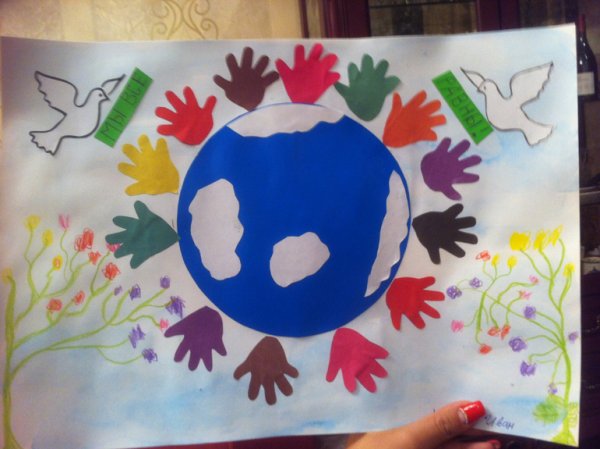 Аппликация на тему день единства