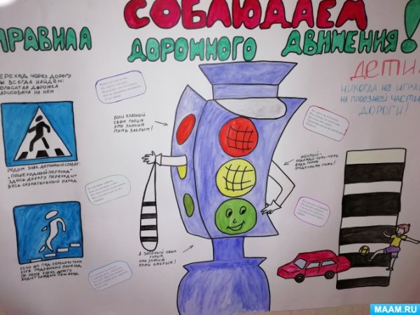 Плакат поправиламдорожногодвижентя