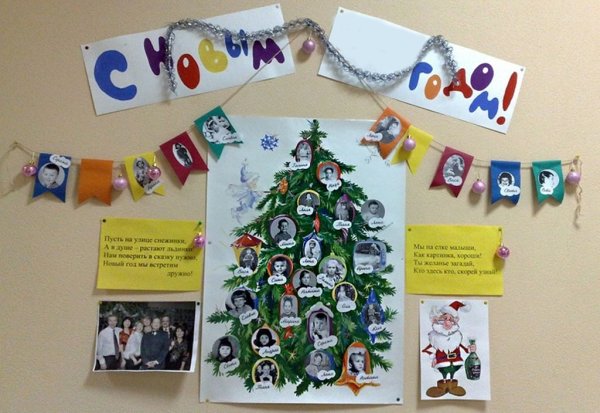 Креативная Новогодняя стенгазета