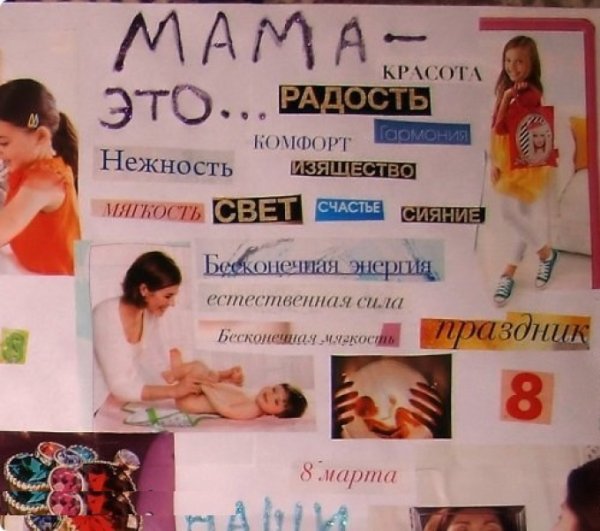 Оригинальный плакат на день матери