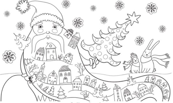 Раскраска. Новый год