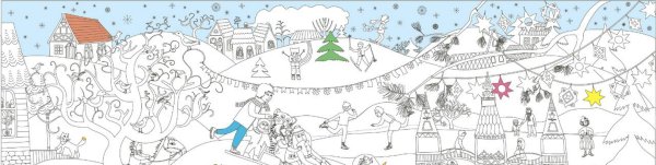 Елка раскраска