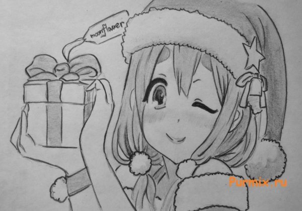 Раскраска "с новым годом"