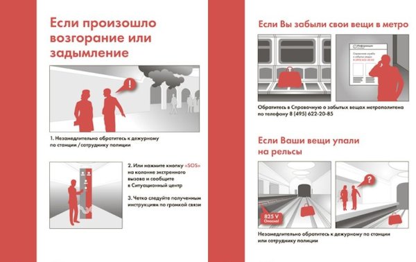Правила безопасности на платформе в метро