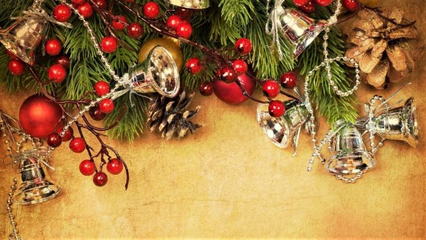 Новогодний фон для текста