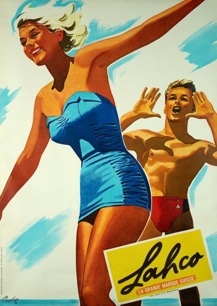 Рекламные плакаты в стиле ретро