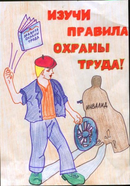 Плакаты по теме охрана труда