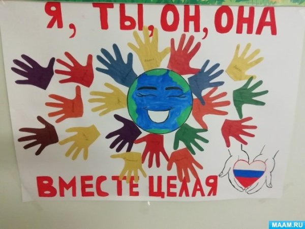 Плакат день единения