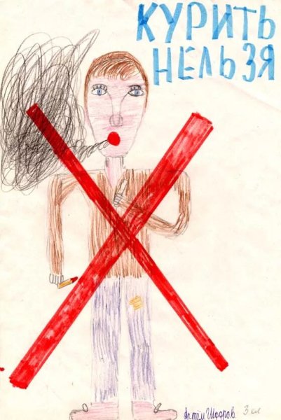 Плакат про курение