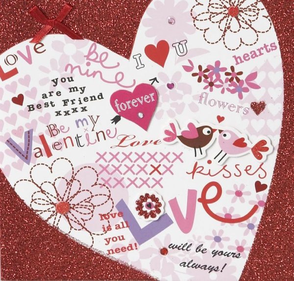 С днём Святого Валентина на английском