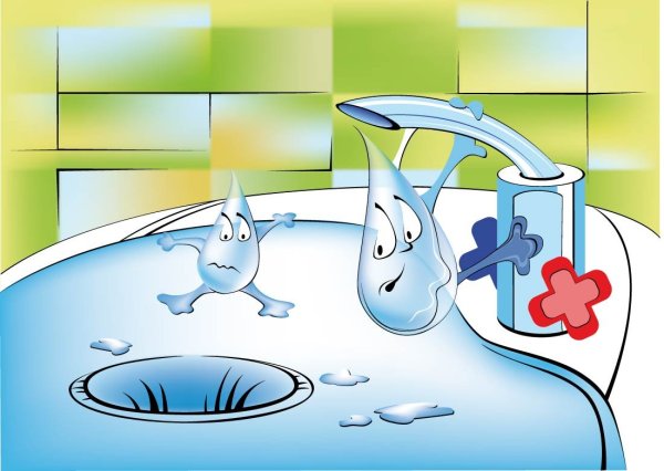 Рисунок на тему береги воду