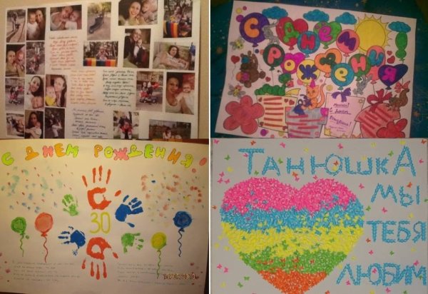 Плакат на день рождения бабушке