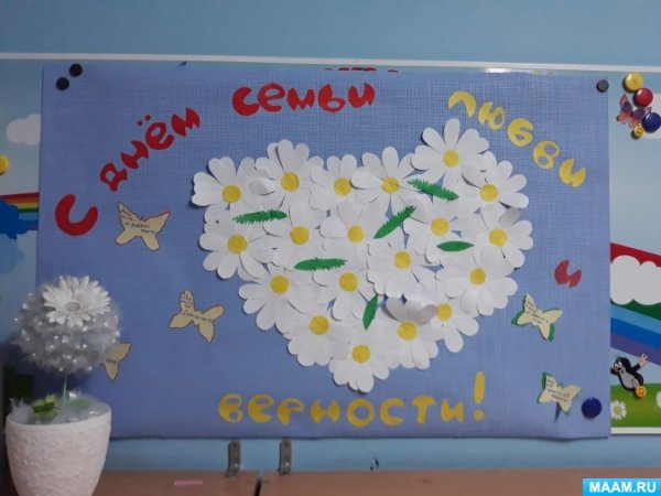 Стенгазета день семьи любви и верности