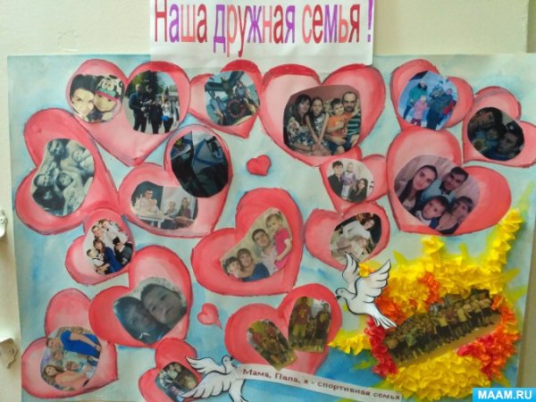 Плакат на тему моя семья