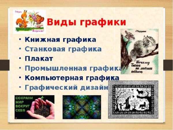 Виды графики в искусстве