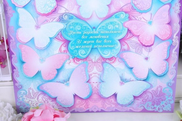 С днем рождения. Плакат