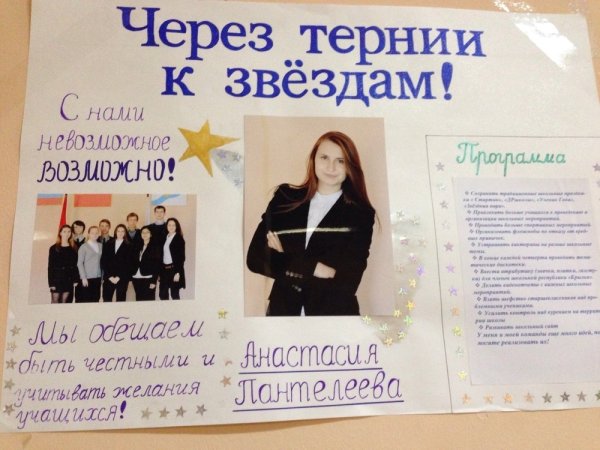 Выборы президента школы